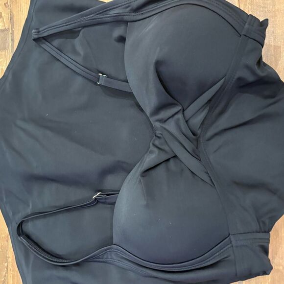 Kona Sol Maternity Black One Piece Swimsuit Black Size S - Picture 10 of 11